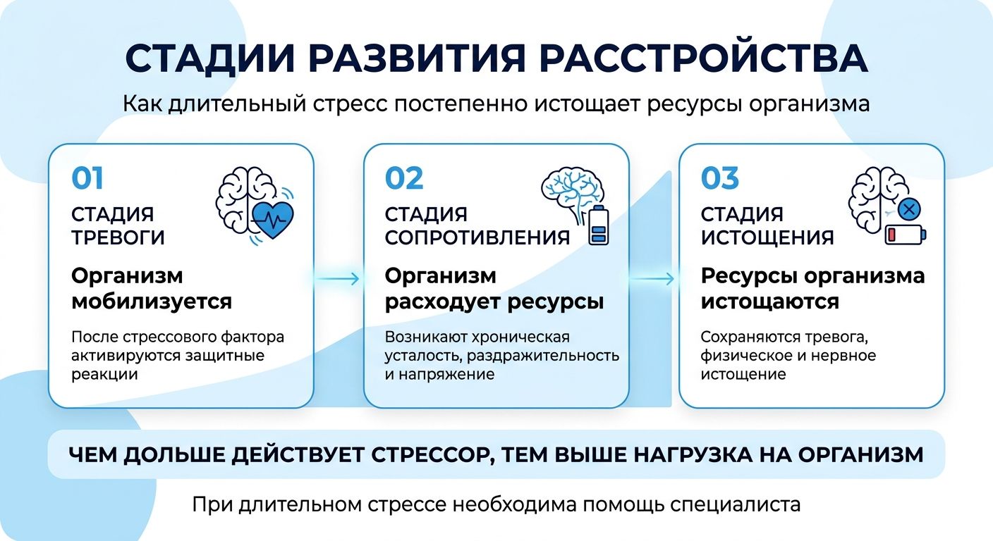 Лечение стресса в Каневской инфографика